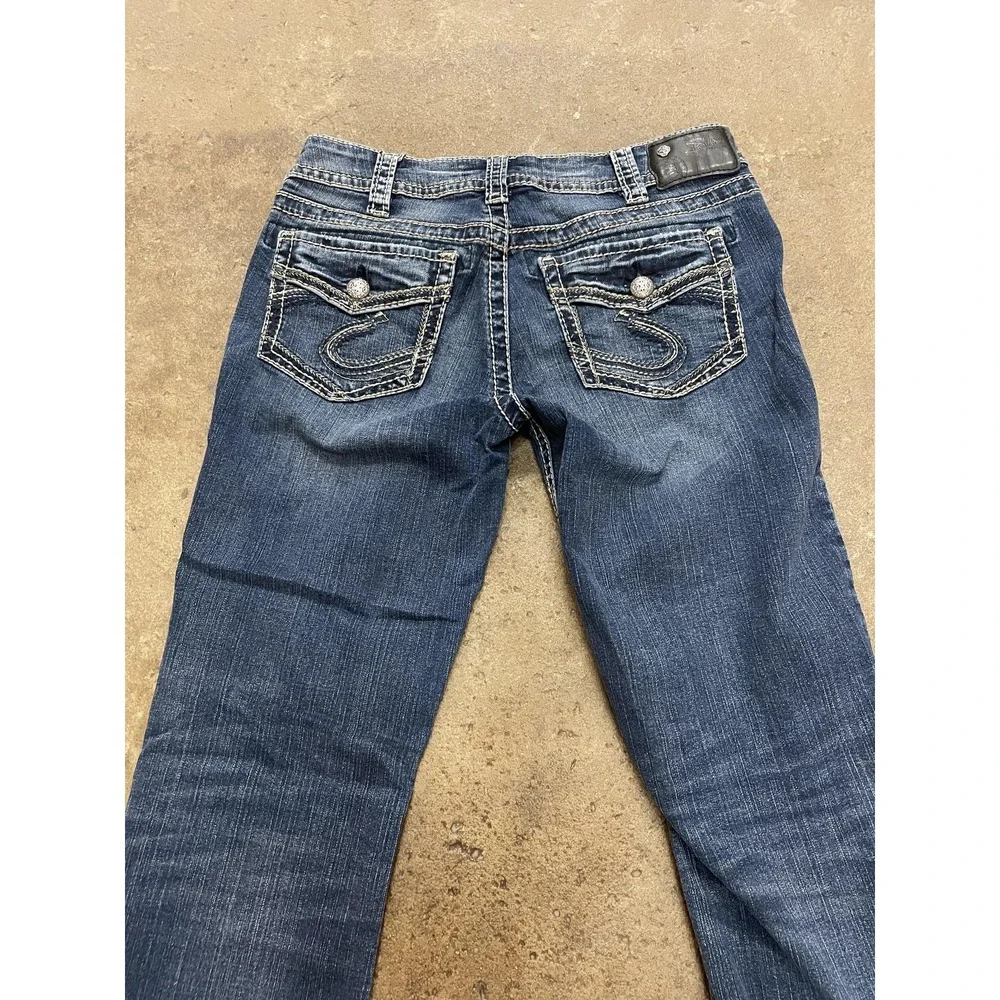 Silver Jeans Co. Jeans Womens 30x31 Medium Wash Suki Mid Slim Boot Stretch Denim